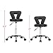 Yaheetech Drafting Drawing Craft Table Tempered Glass Top Art Artist Desk Craft Station Study Table with Adjustable Chair Salon Stool