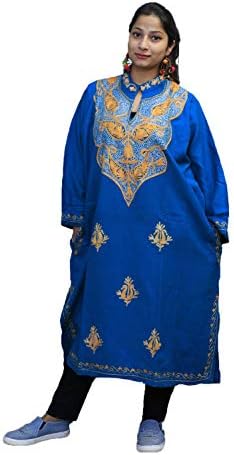Kashmirvilla Phiran with The Beautiful Combo of Tilla and Aari Embroidery Gives Rich Look