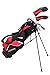 Aspire Junior Plus Kids Golf Clubs for Ages 3-12 (5 Groups) - Boys & Girls Right-Handed Kids Golf Set with Lightweight Stand Bag, Graphite Shafts & Aircraft-Grade Aluminum