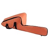 Estink Chain Saw Bag, Portable Orange Oxford Chainsaw Carrying Bag/Case Protective Storage Bags Holder