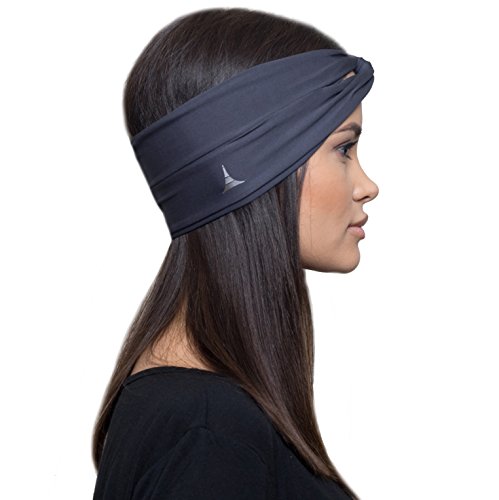 French Fitness Revolution Moisture Wicking Turban Headband for Sports, Running, Workout and Yoga, Insulates and Absorbs Sweat, Women Hair Band - Thumbnail 2