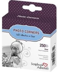 Helmar Bulk Buy Photo Corners Self Adhesive 250 Pack 3/8 inch Clear 1674 (4-Pack)