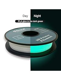 Dikale PLA - Filamento para impresora 3D, 2.2 lbs (1,099.1 ft, 0.069 in, precisión dimensional + - 0.001 in, bobina de 2.2 lbs de 0.069 in), color blanco