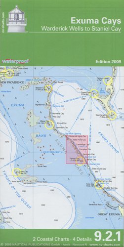 Exuma Cays - Warderick Wells to Staniel Cay (NV.Charts, Reg. 9.2.1)