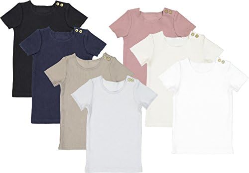 Lil Leggs Unisex Baby/Toddler Short Sleeve Ribbed T-Shirt