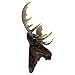Wall Mount North American Moose Bust Man Cave/Cabin/Lodge Fake Taxidermy Decor