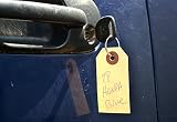 Slip-N-Grip Key Tags with Metal Rings, 250 per Box