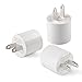 USB Wall Charger, Universal Rapid Portable USB Travel Wall Charger Adapter for iPhone iPod iPad Samsung Htc Nexus Nokia (3 pack White)