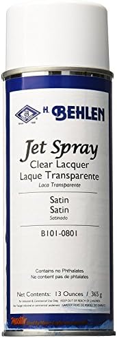 Behlen Jet Spray Clear Lacquer - Satin (6-Pack)