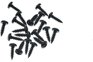 Dopro 20x Stainless Steel American #2 x 1/4" Phillips Head Truss Rod Cover Screws Guitar Truss Rod Cover Screw for Import Style LP Les Paul/SG or other Guitars