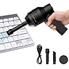 Toetsenbordreiniger Powcan Mini Krachtig toetsenbord Stofzuiger USB Draadloze computer Stofzuiger met 2 zuigmondstukken…
