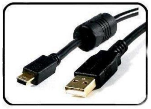 Samsung Compatible Gold Series AD39-00132A MP3 Player 5-pin mini B USB Cable with Ferrite Core