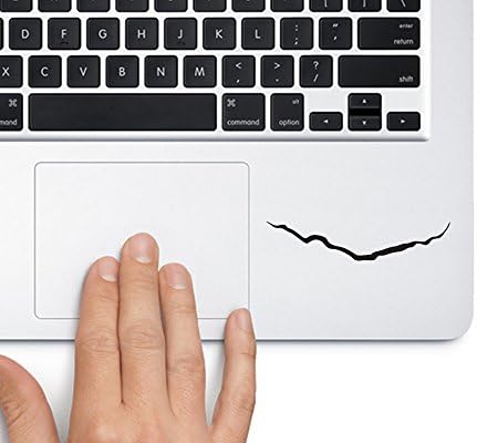 stickerartistry Crack in the Wall Doctor Who - Trackpad Apple Macbook Laptop Vinyl Sticker Decal
