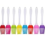 Patelai 8 Pieces Silicone Pastry Brush Food Grade Brushes Basting Brush For BBQ Baking Grilling Food Making, FDA Approved