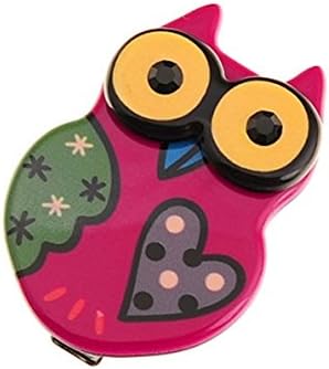 Aznavour Funny Owl Clip Claw Pin Women's Hair Accessory Hair Clip (Hot pink)