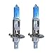 H1 12V 55W White Light Bulbs 6000K 2 Pcs Halogen Xenon