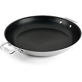 All-Clad 4222 Stainless Steel Tri-ply Nonstick Frittata Pan Cookware, 11-Inch, Silve