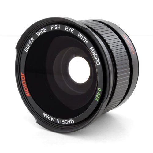 Albinar 58mm Titanium Super Wide Angle Fisheye Lens with