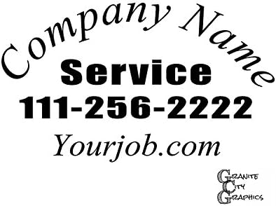 1-14x24 Business Vinyl Custom Lettering