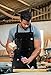 DWS Premium Waxed Canvas Apron with Lots of Additional Pockets & Roomy Pouches. Water Resistant, with 2 Hammer Loops, Quick Release Buckle, Adjustable up to XXL. for Carpenter, Machinist, Home