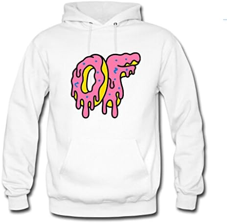 Nesth Custom odd future Men's pullover hoodie Athletic hoodie classic unisex S White