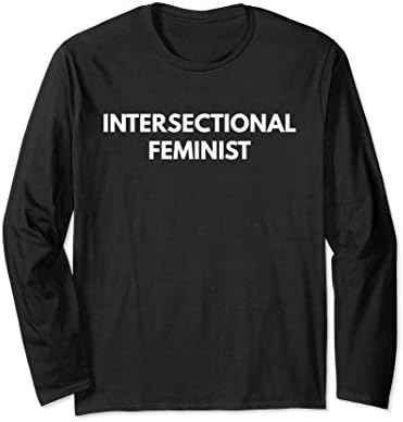 Unisex Intersectional Feminist - Long Sleeve Shirt XL: Black