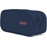 JanSport Large Accessory Pouch - Secure Storage Space for Pens, Power Cords, Pencil Case, Ideal For Everyday need, 1.3L, Navy