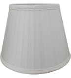 Alison 11" White Pencil Pleat Lamp Shade