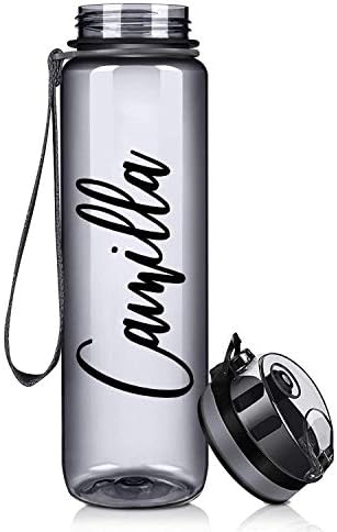 Customized water bottle with "Day" design, worth $17.94 as of August 9, 2023.