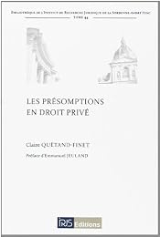 Les  présomptions en droit privé