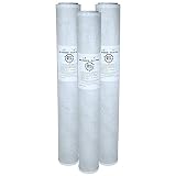 RCFS220 Compatible Filter, Quantity 3, KleenWater Brand KW2520CB-SlowPhos Replacement Carbon Block Water Filter Cartridge, Chlorine, Odor Dirt Sediment Filtration