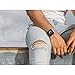 AdMaster Compatible for Apple Watch Band 42mm, Stainless Steel Mesh Milanese Sport Wristband Loop with Apple Watch Screen Protector Compatible for iWatch Series 1/2/3 Silver
