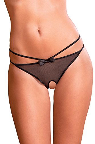 Rene-Rofe-Womens-Crotchless-Femme-Fatale-Panty-Black
