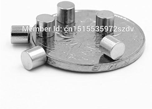 100pcs Strong Round Dia 4mm x 5mm N35 Rare Earth Neodymium Magnet Art Craft Fridge free shipping