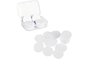 YANZEO 20 Pcs NTAG215 Chip NFC Round Cards NFC 215 RFID Tag with Box Compatible with TagMo and Amiibo, 504 Bytes Memory Fully Programmable for NFC-Enabled Devices