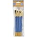 All Purpose Synthetic Paintbrush Set by Artist's Loft, White, 10 Count