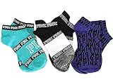 Victoria Secret PINK No Show Socks Set Of 3 Pairs Multiple Colors fits 5.5-8 us women shoe size