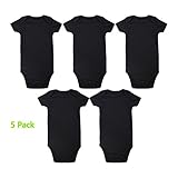 OPAWO Unisex Baby Boys Girls Bodysuits Short Sleeve
