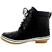 POLAR Mens Deep Tread Nylon Rain Snow Duck Bean Waterproof Winter Ankle Boots