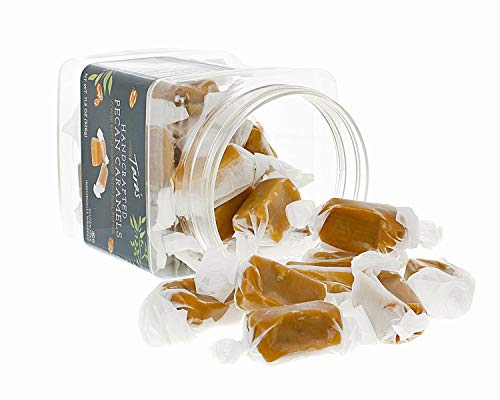 Tara's All Natural Handcrafted Gourmet Pecan Flavored Caramel: Small Batch, Kettle Cooked, Creamy & Individually Wrapped - 11.5 Ounce