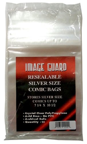 Image Guard Comic Bag Resealable - Silver Age (100 Pack)