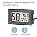 AUTIDEFY Mini Digital Electronic Temperature Humidity Meters Gauge Indoor Thermometer Hygrometer LCD Display Fahrenheit (Humidity with Probe)