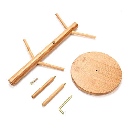 Difcuy Tree Shape Wood Coffee Tea Cup Rack Holder Mug Storage Stand Drinkware Shelf,Mug Holder