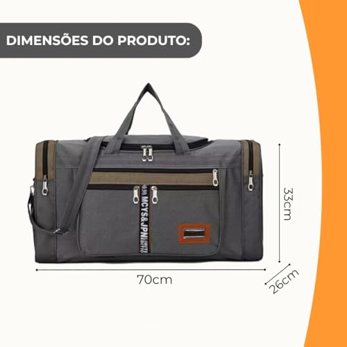 Bolsa De Mão Masculina Super Grande E Reforçada 70 * 26 * 33cm