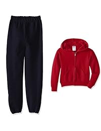 Jerzees Youth pantalón de forro polar