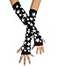 Accessory Punk Gothic Stars Pattern Hand Arm Warmer Finger Gloves