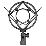 Neewer Universal Microphone Shock Mount Holder Anti Vibration Suspension for Condenser Microphone, Idea for Radio Broadcasting Studio Voice-over Sound Studio and Recording