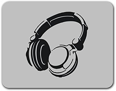 Retro Headphones Customized Rectangle Non-Slip Rubber Large Mousepad Gaming Mouse pad.