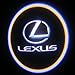 Soondar® LEXUS No Drill Type Wirelss Car Door Logo Badge Welcome Lights Cree Led Laser Ghost Shadow Projector Lamps Dedicated Design 2pcs - No Drilling Required