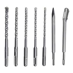 17 PCS Hammer Drill Bits and Chisels Set, SDS Plus